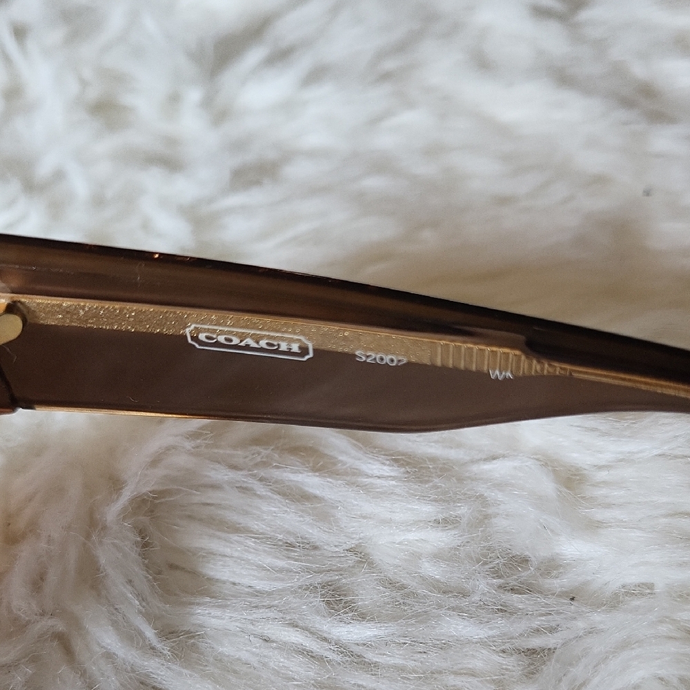 COACH FRAMES ONLY! Brown Oversized Sunglass Frames. - Picture 8 of 12